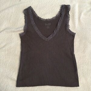 John Galt Brandy Melville Lace Tank Top
